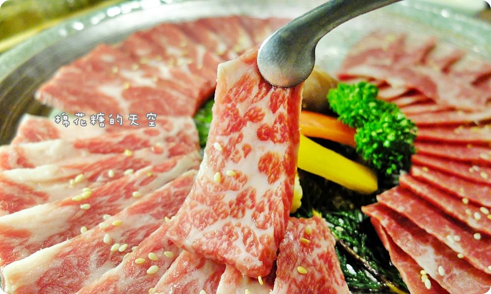 台中燒肉‖雲火日式燒肉超狂新菜單-Prime等級牛肉滿滿一大盤,外加三豬一雞、超大干貝