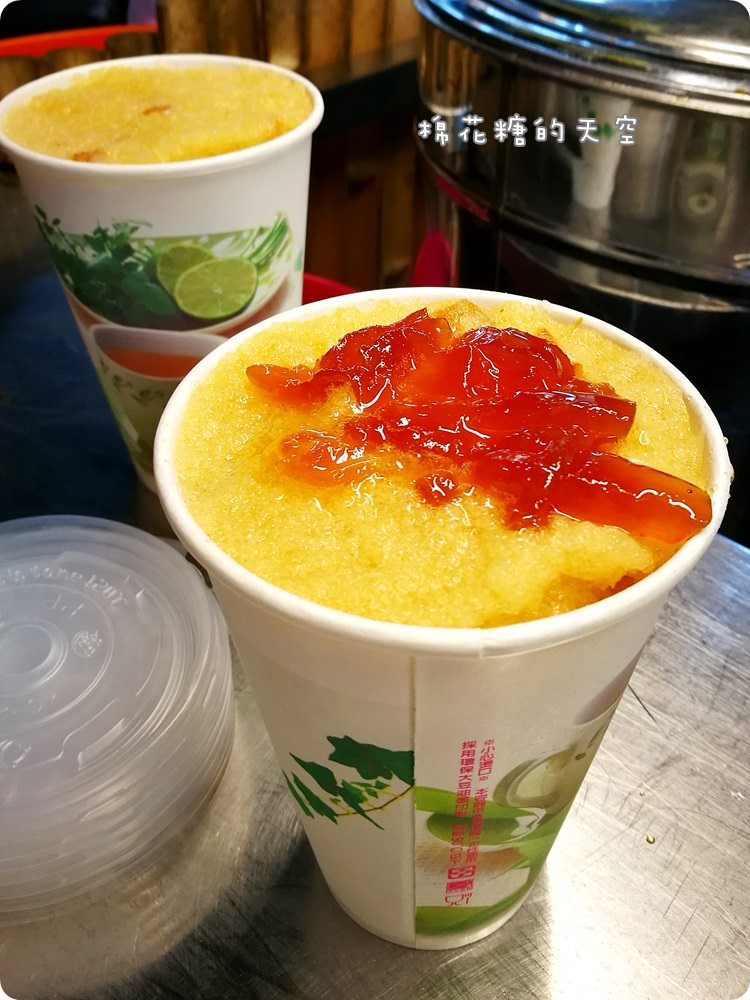 台中旱溪夜市‖古早味鳳梨冰綿綿冰沙酸甜好滋味，吃的到果粒的喔！