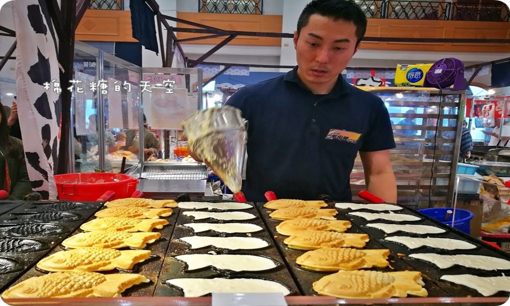 台中中友百貨‖2017年日本美食物產大展～日本老闆親自來台料理，鯛魚燒老闆～帥氣唷～
