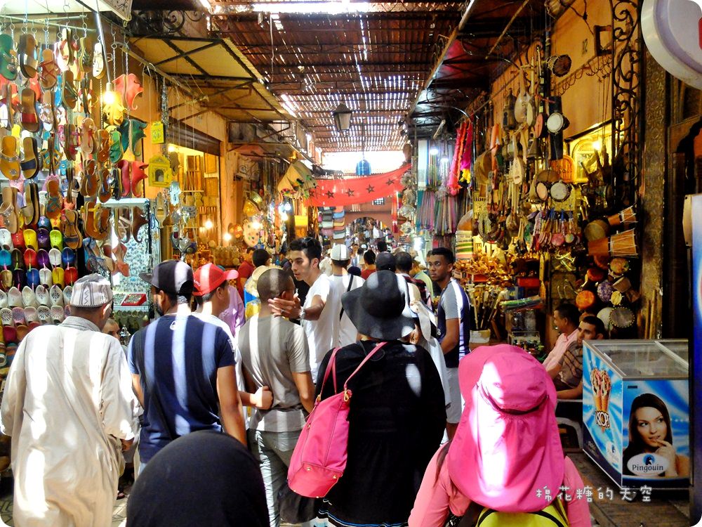 摩洛哥‖馬拉喀什Djemaa el-Fna德吉瑪廣場美食巡禮，舊城大市集Souk尋寶去