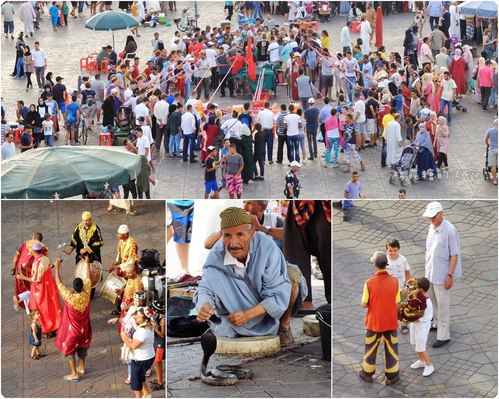 摩洛哥‖馬拉喀什Djemaa el-Fna德吉瑪廣場美食巡禮，舊城大市集Souk尋寶去