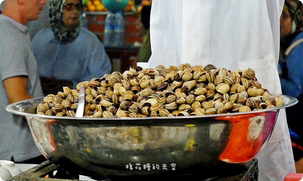 摩洛哥‖馬拉喀什Djemaa el-Fna德吉瑪廣場美食巡禮，舊城大市集Souk尋寶去
