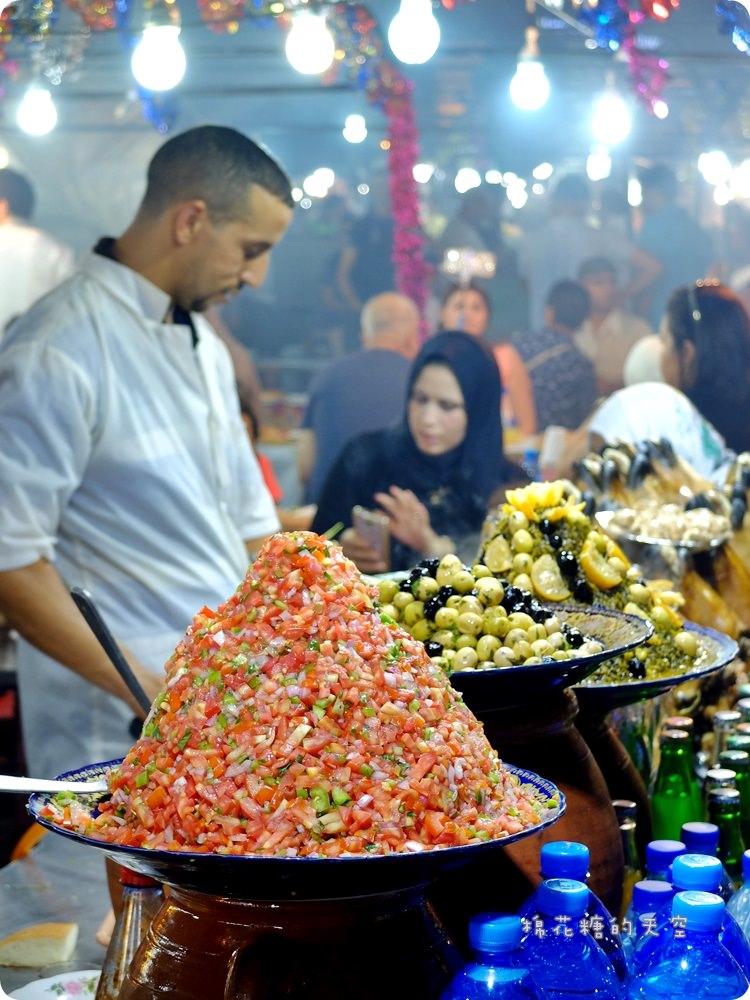 摩洛哥‖馬拉喀什Djemaa el-Fna德吉瑪廣場美食巡禮，舊城大市集Souk尋寶去