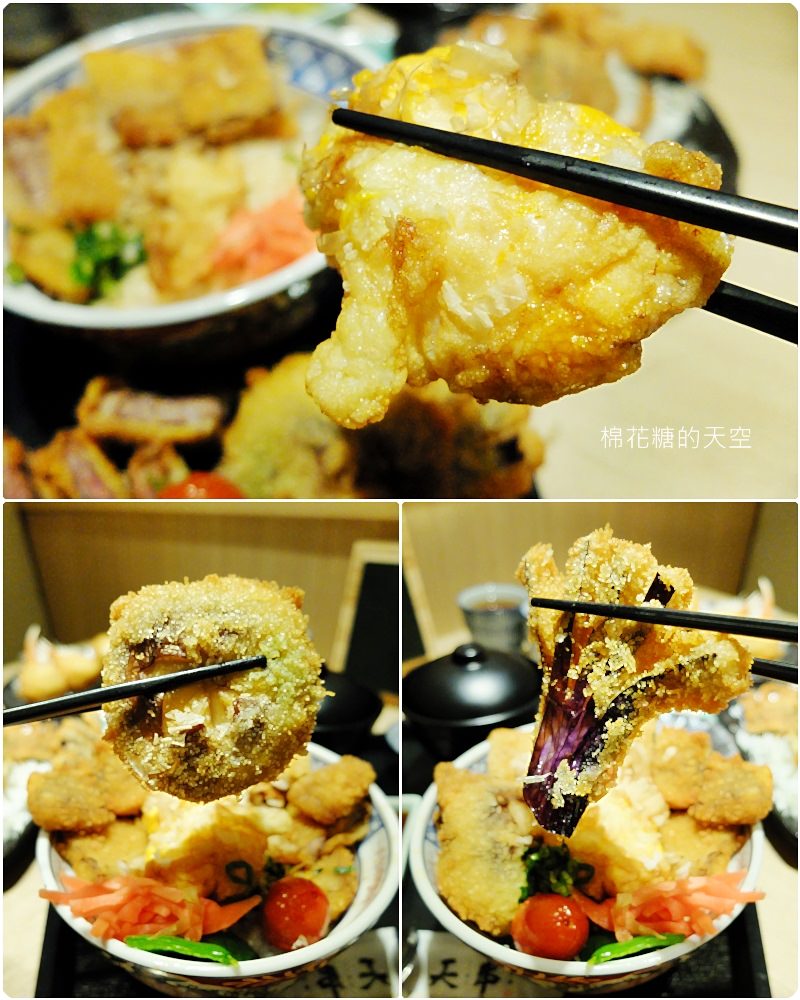中友百貨美食推薦|天串招牌串揚套餐排排站超療癒！獨特炸牛排還有邪惡粉紅切面喔！