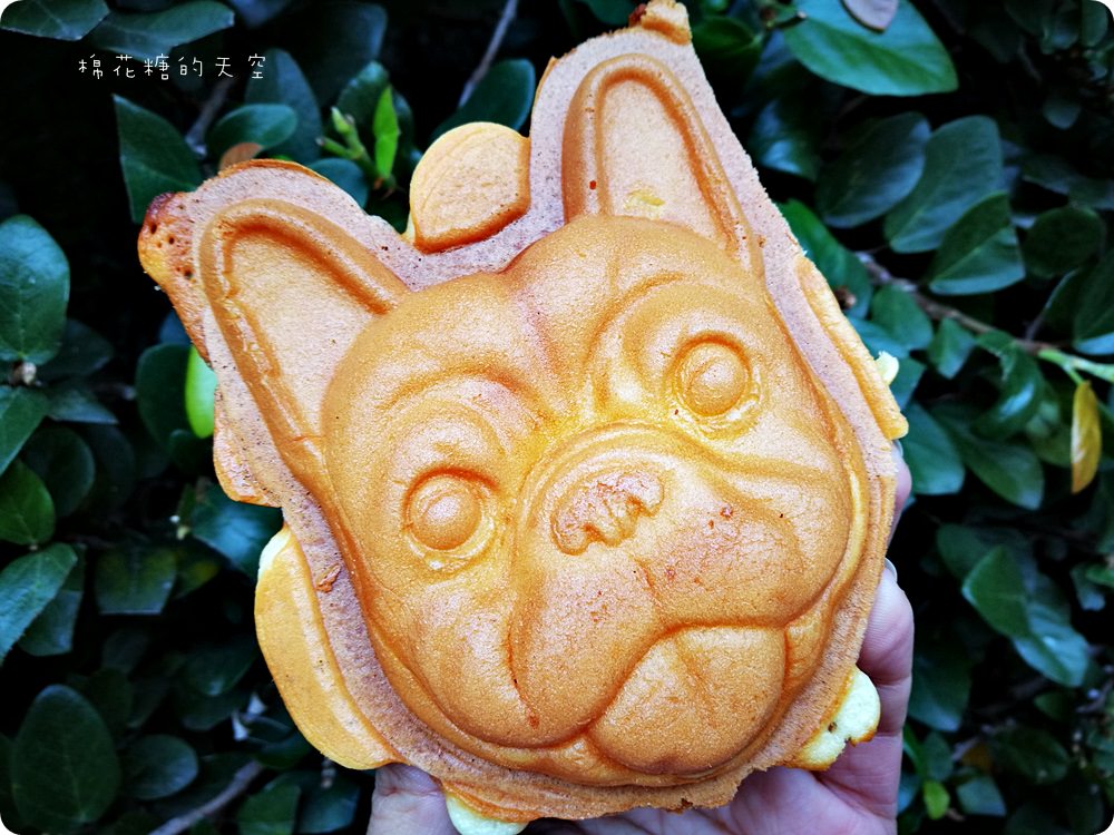 風靡台南法鬥雞蛋糕-犬首燒也來到台中啦！大大狗頭造型萌翻天！