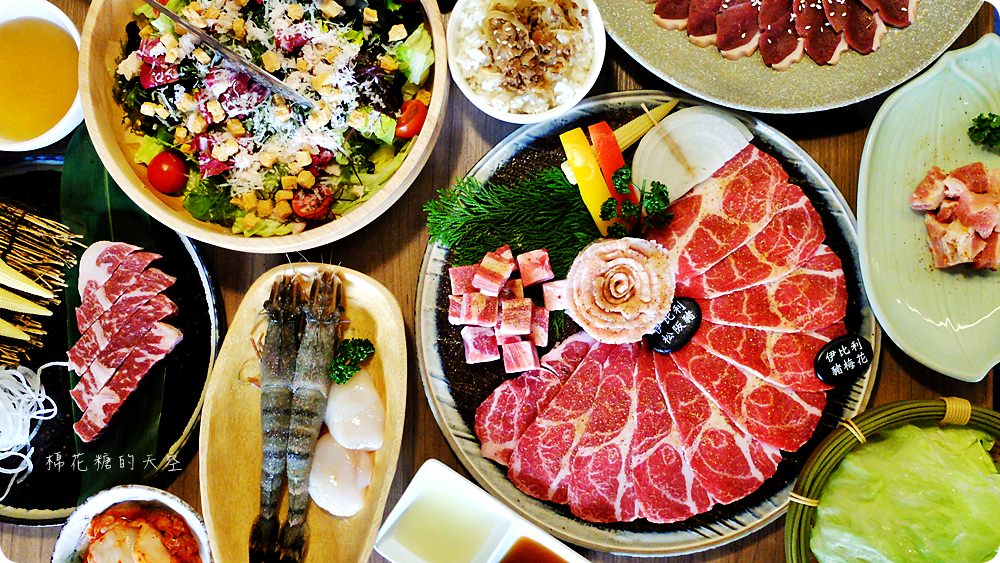 台中雲火伊比利黑豬套餐口感不輸牛肉，加購和牛牛排只要239！