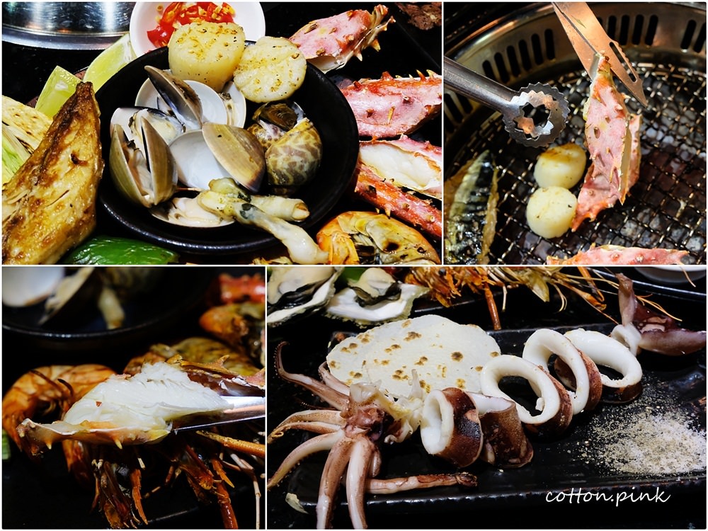 台中燒烤吃到飽首選！干貝、帝王蟹、黑毛牛、哈根達斯任你點，大口吃肉、大啖海鮮就在潼阪頂級燒烤
