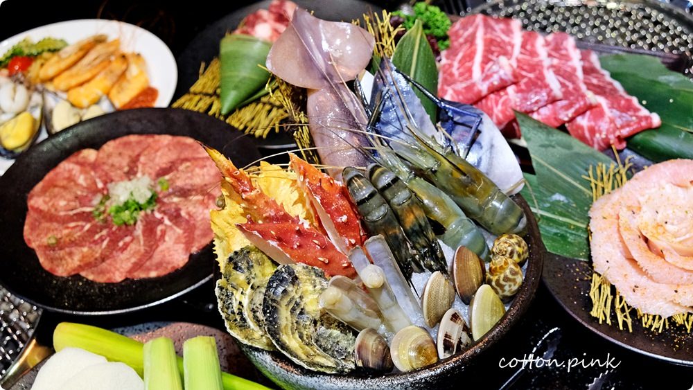 台中燒烤吃到飽首選！干貝、帝王蟹、黑毛牛、哈根達斯任你點，大口吃肉、大啖海鮮就在潼阪頂級燒烤