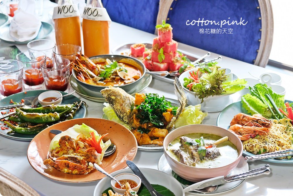 台中最潮泰式餐廳開二店-WOO市政店就在超夯鳶屋書店樓上
