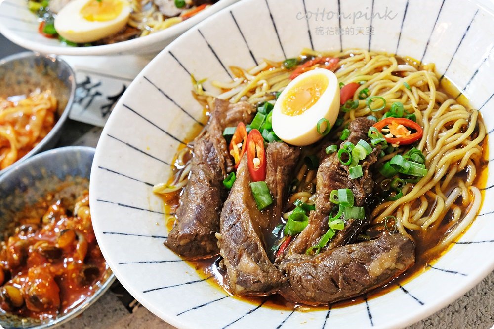 台中超特別牛肉麵！新撰組限量煙燻牛肉拉麵肉大塊