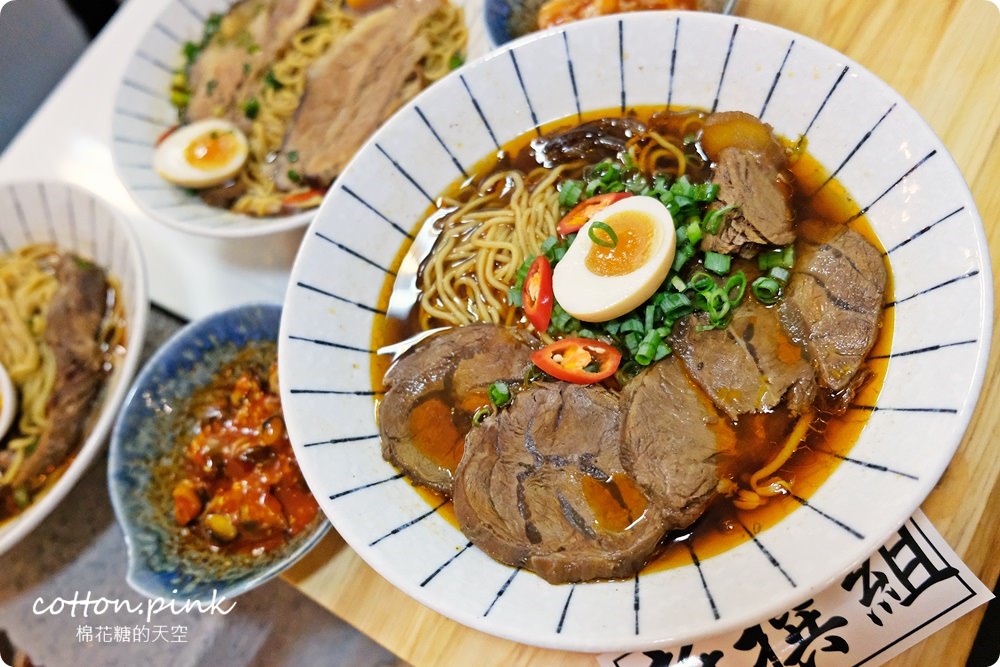 台中超特別牛肉麵！新撰組限量煙燻牛肉拉麵肉大塊