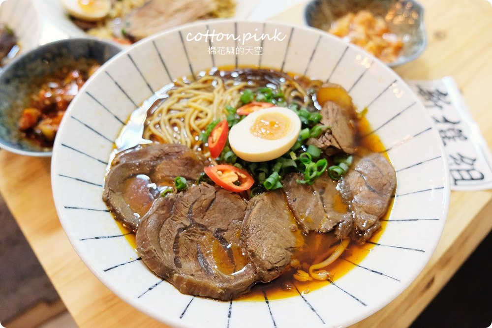 台中超特別牛肉麵！新撰組限量煙燻牛肉拉麵肉大塊