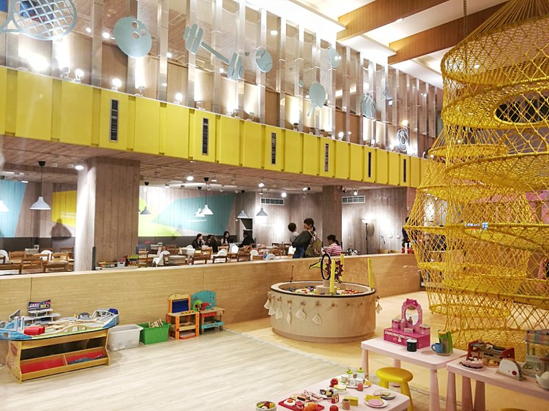 台中親子餐廳重新開幕，大樹先生台中店多種運動設備快帶孩子來放電