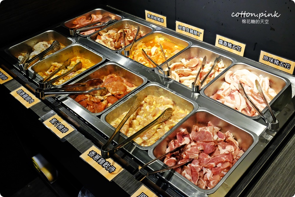 台中沙鹿韓式烤肉吃到飽！肉鮮生超狂肉山把我的胃淹沒啦～
