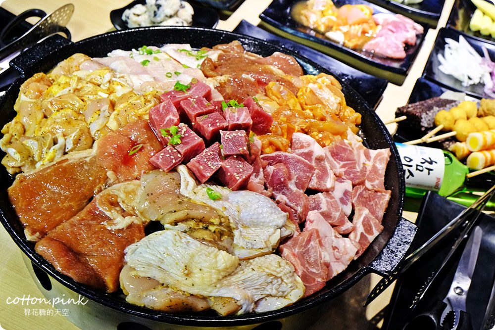 台中沙鹿韓式烤肉吃到飽！肉鮮生超狂肉山把我的胃淹沒啦～