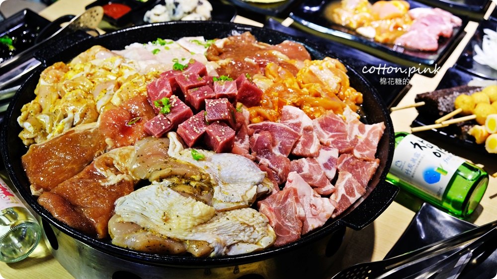 台中沙鹿韓式烤肉吃到飽！肉鮮生超狂肉山把我的胃淹沒啦～