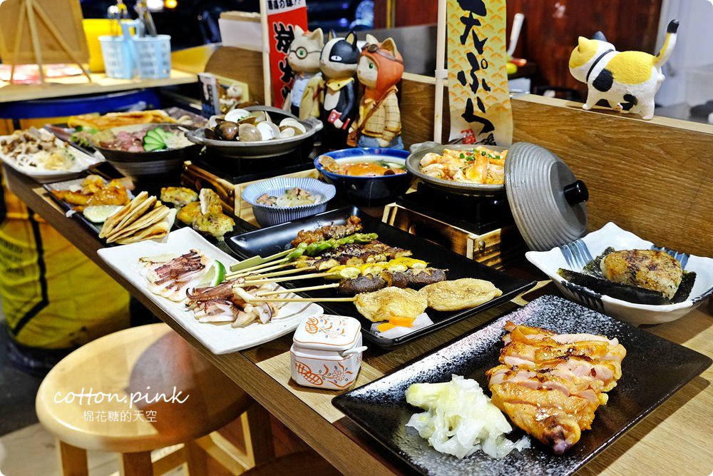 逢甲夜市隱藏版居酒屋-炭燒烤不只串燒好吃，牛排丼肉多到看不到飯了啦！