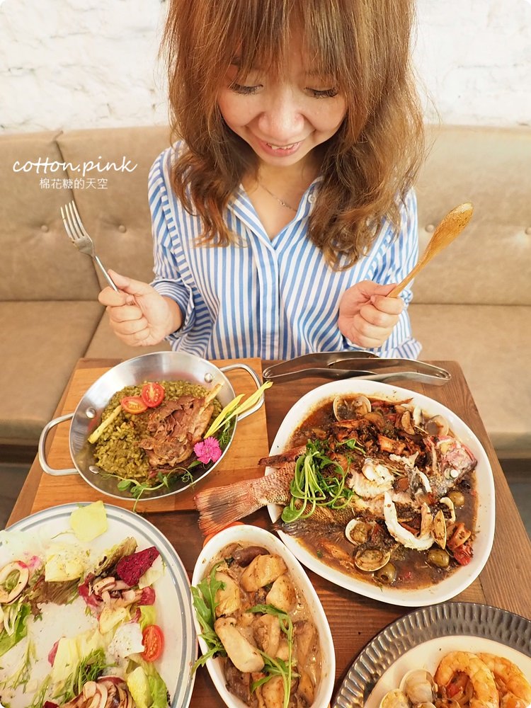 台中地中海餐廳推薦-勤美商圈里頌地中海餐廳集優雅與慵懶於一身