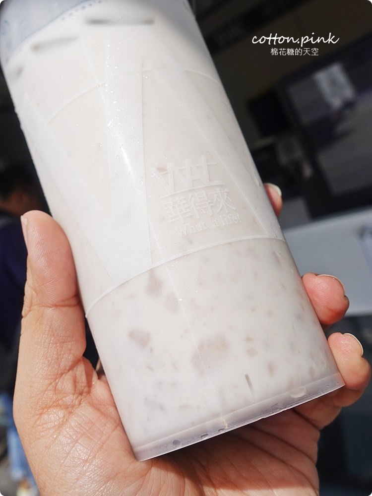 台中沙鹿必喝手搖飲-華得來季節限定柳橙綠現壓果汁看得到