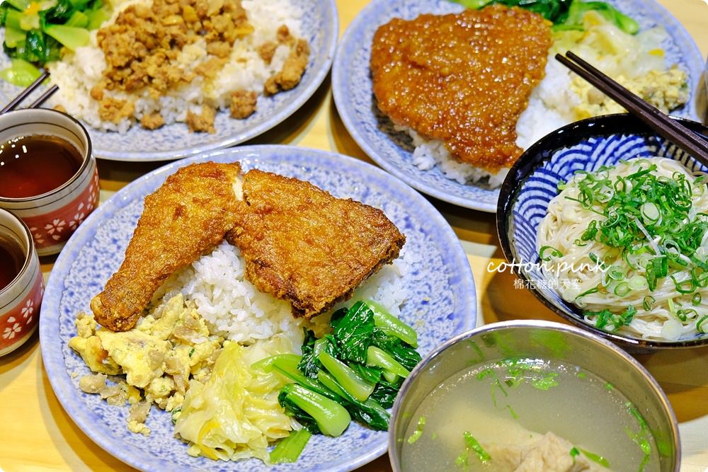 台中南屯便當推薦|肥飯堂傳統便當香酥肉排太迷人，大推手工麵線拌豬油超香的啦