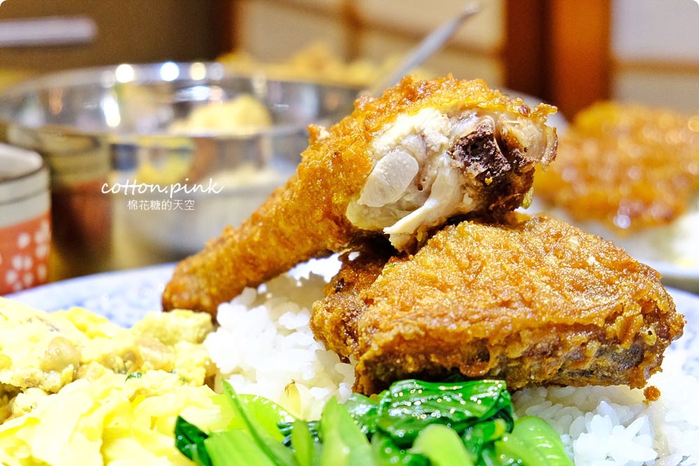 台中南屯便當推薦|肥飯堂傳統便當香酥肉排太迷人，大推手工麵線拌豬油超香的啦