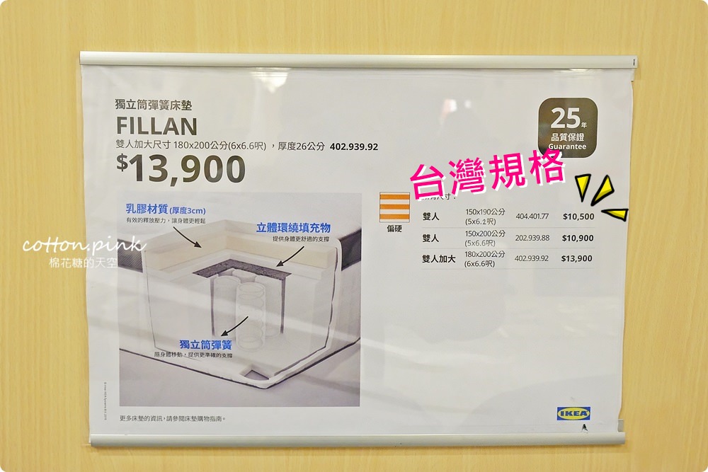IKEA也有好床墊！現場試睡到飽不限時～資訊全透明、價格更實惠啦！