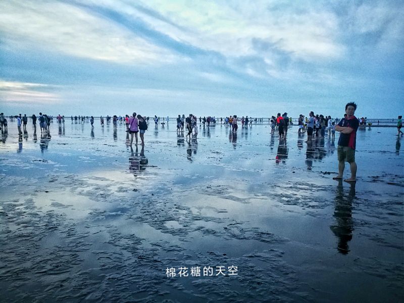 台中必玩景點|高美濕地超美夕陽天空之鏡～文內有潮汐時間可查詢