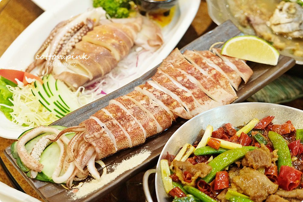 台中大里海鮮餐廳推薦-漁人料理屋，大推金鯧米粉、蟹黃豆腐～家庭聚餐老少咸宜