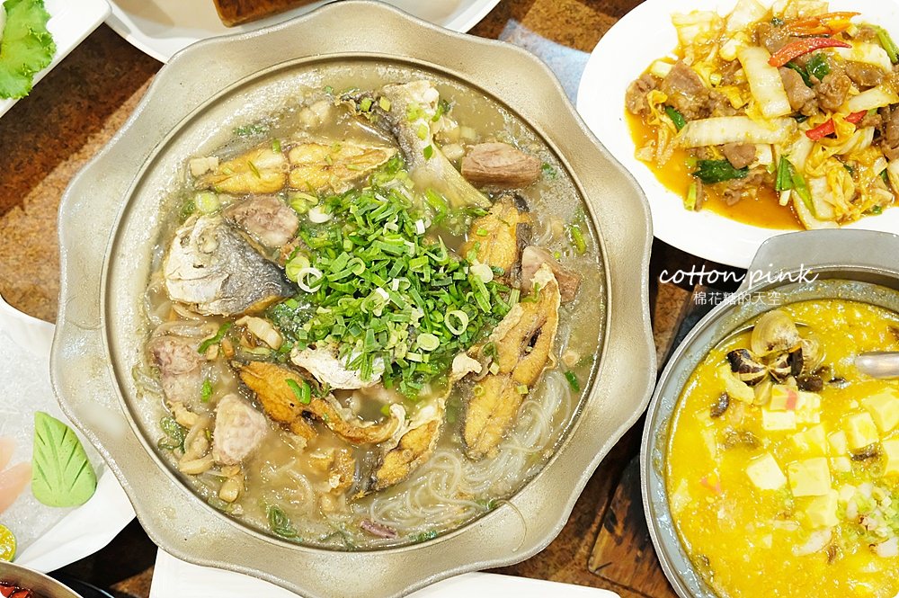 台中大里海鮮餐廳推薦-漁人料理屋，大推金鯧米粉、蟹黃豆腐～家庭聚餐老少咸宜