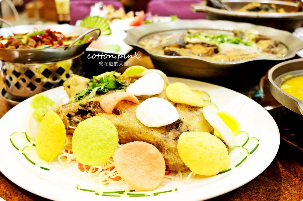 台中大里海鮮餐廳推薦-漁人料理屋，大推金鯧米粉、蟹黃豆腐～家庭聚餐老少咸宜