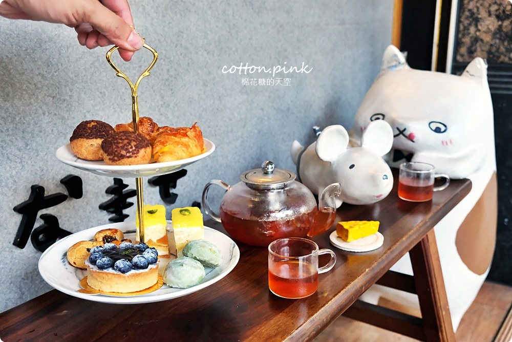 台中必吃爆漿乳酪蛋糕叫人流口水-彌月蛋糕就選他！杏屋最新雙人下午茶套餐～三層下午茶超豐富