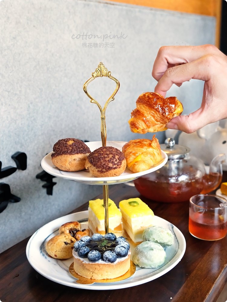 台中必吃爆漿乳酪蛋糕叫人流口水-彌月蛋糕就選他！杏屋最新雙人下午茶套餐～三層下午茶超豐富