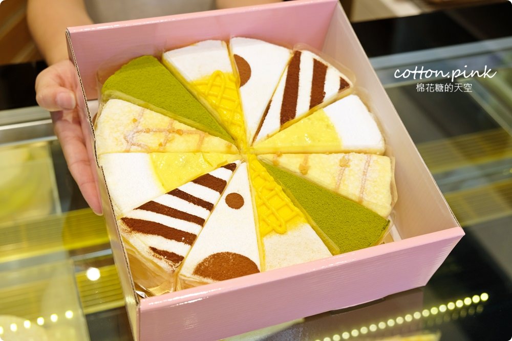 台中千層蛋糕推薦-2度C Ni Guo平價又好吃，外帶組合更划算！繽紛千層拼盤開放預約，當彌月蛋糕也棒棒