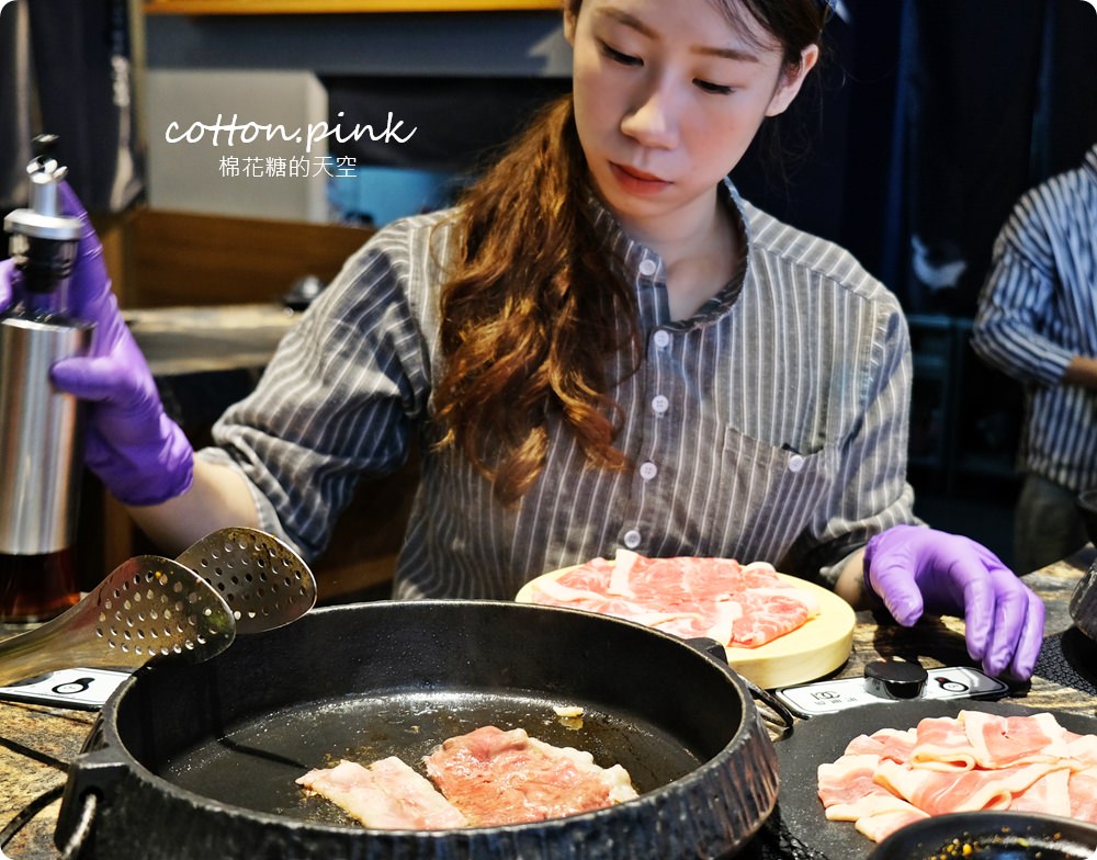 台中火鍋大推薦-京燒渦物一鍋兩吃，關西風壽喜燒乾煎肉片太好吃啦！