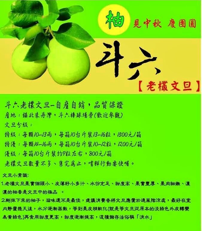 斗六文旦翻紅盤～好吃程度不輸台南！推薦首選俊卿老欉文旦又甜又細又多汁！