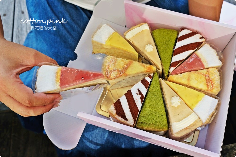 台中千層蛋糕推薦-2度C Ni Guo平價又好吃，外帶組合更划算！繽紛千層拼盤開放預約，當彌月蛋糕也棒棒