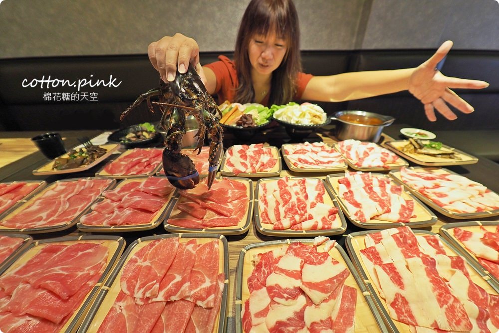 台中火鍋這家狂！20盤肉只要600元～三人同行開三鍋再送和牛，享喫鍋吃不完還可以"寄肉"、飯麵還能吃到飽！