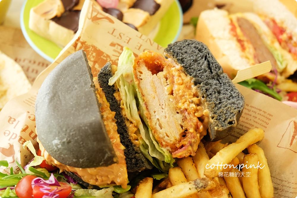 台中早午餐推薦-大份量漢堡、潛艇堡都在FUN輕鬆，近美術館、審計新村