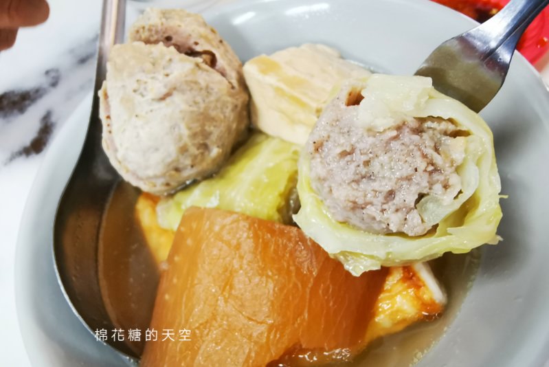 東勢必吃這攤不能錯過！在地人下午茶-老黑輪肉圓店超大一鍋好吃別錯過～