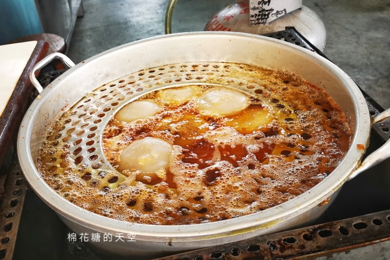 東勢必吃這攤不能錯過！在地人下午茶-老黑輪肉圓店超大一鍋好吃別錯過～