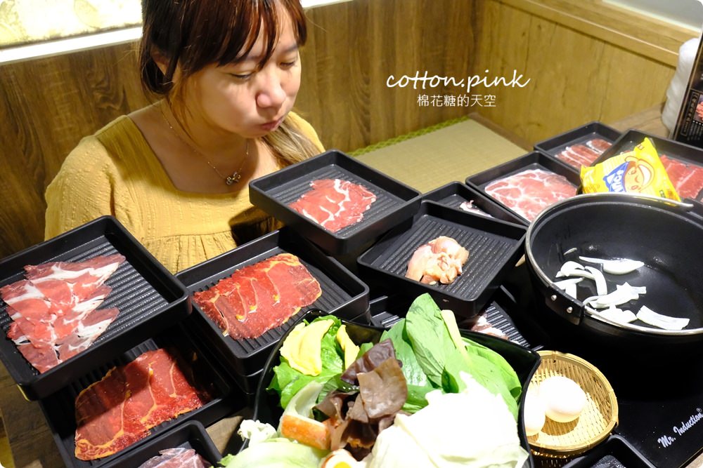 台中火鍋吃到飽～一宮壽喜燒肉肉任你點、青菜送上桌！