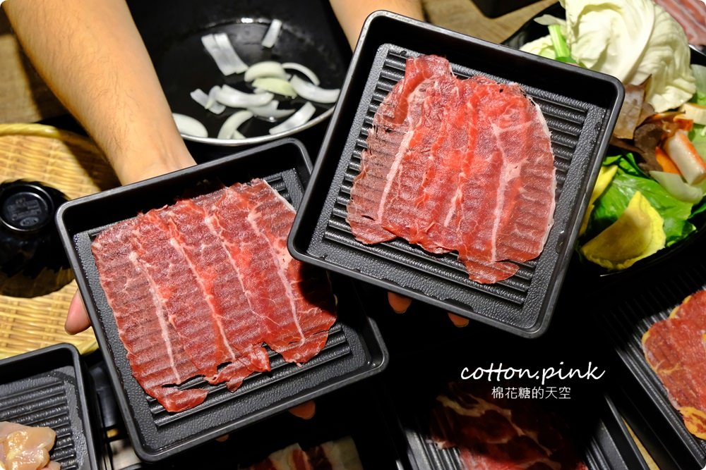 台中火鍋吃到飽～一宮壽喜燒肉肉任你點、青菜送上桌！