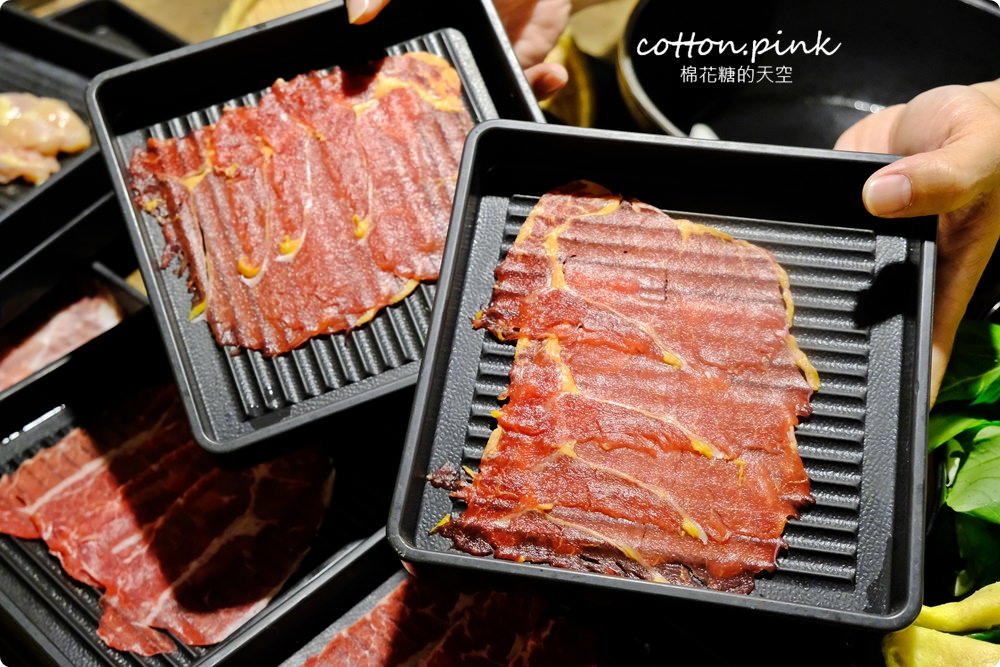 台中火鍋吃到飽～一宮壽喜燒肉肉任你點、青菜送上桌！