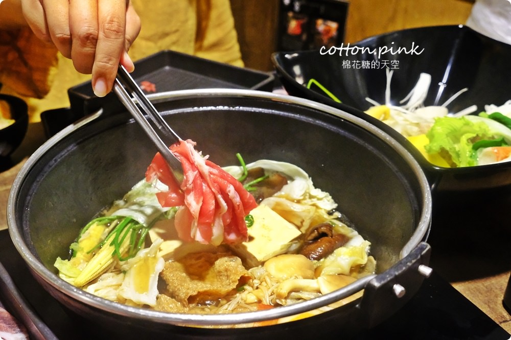 台中火鍋吃到飽～一宮壽喜燒肉肉任你點、青菜送上桌！