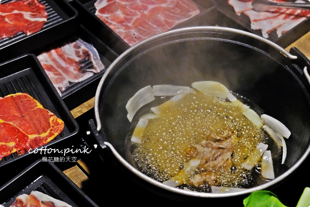 台中火鍋吃到飽～一宮壽喜燒肉肉任你點、青菜送上桌！