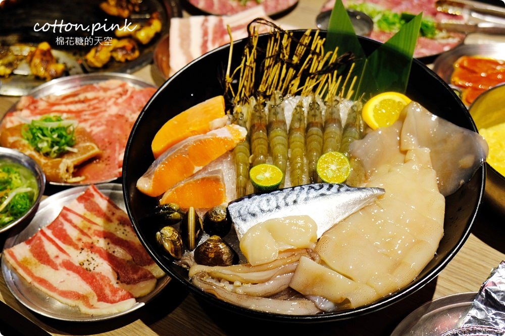 台中公益路唯一韓式燒肉吃到飽！五花肉.KR mini韓國烤肉BBQ台中只有這一家～