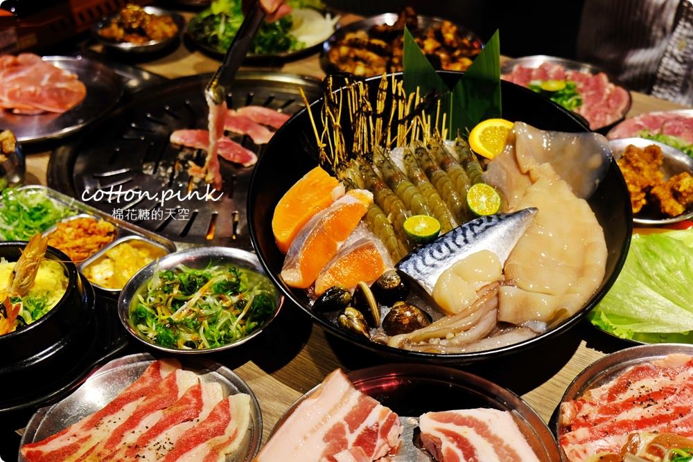 台中公益路唯一韓式燒肉吃到飽！五花肉.KR mini韓國烤肉BBQ台中只有這一家～