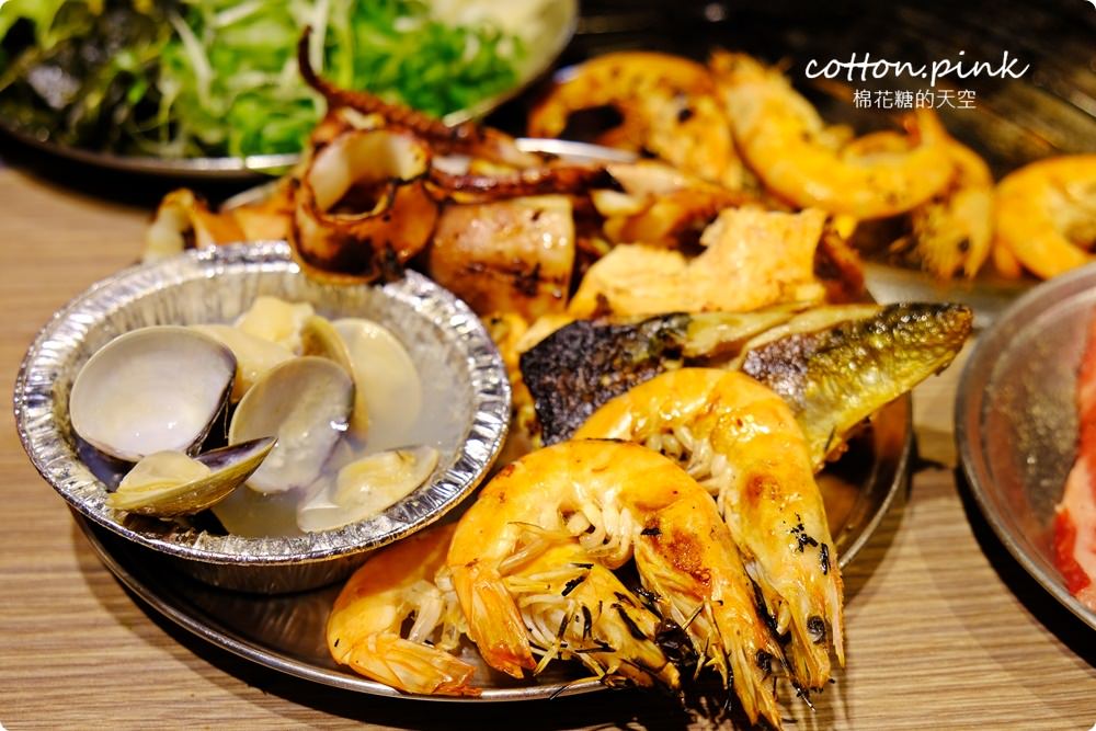 台中公益路唯一韓式燒肉吃到飽！五花肉.KR mini韓國烤肉BBQ台中只有這一家～