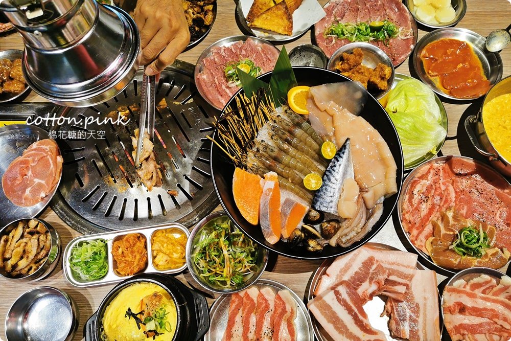 台中公益路唯一韓式燒肉吃到飽！五花肉.KR mini韓國烤肉BBQ台中只有這一家～
