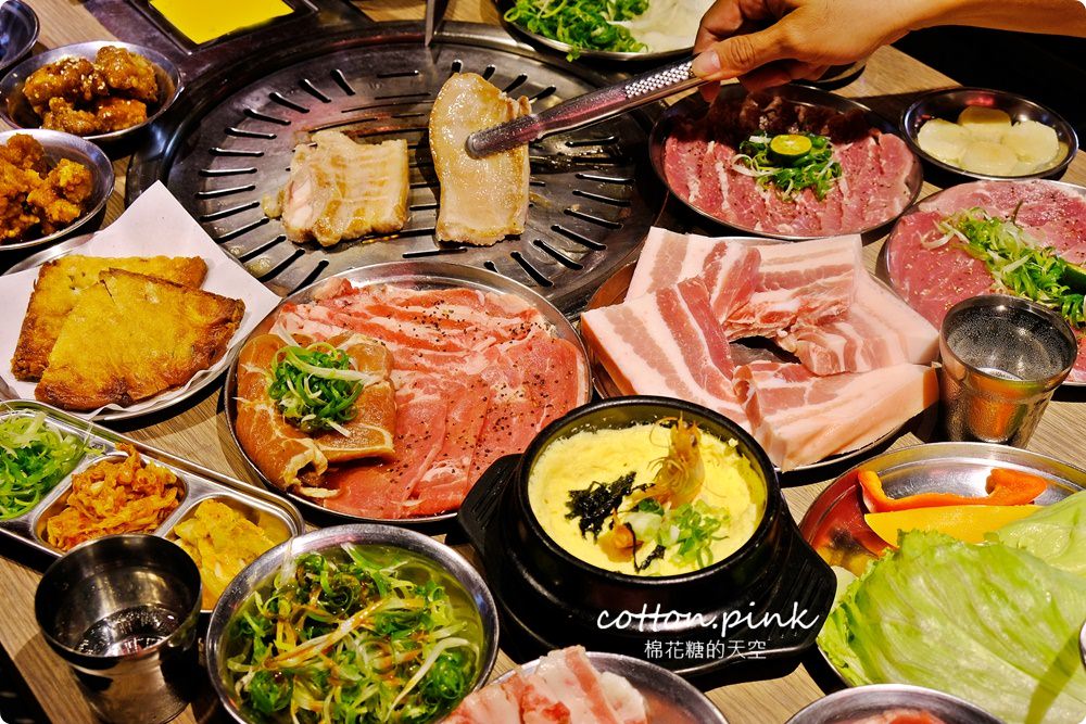 台中公益路唯一韓式燒肉吃到飽！五花肉.KR mini韓國烤肉BBQ台中只有這一家～